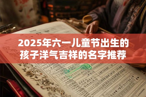 2025年六一儿童节出生的孩子洋气吉祥的名字推荐 2025年六一儿童节出生的孩子洋气吉祥的名字推荐