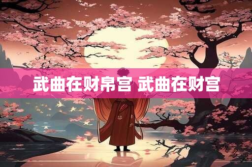 武曲在财帛宫 武曲在财宫