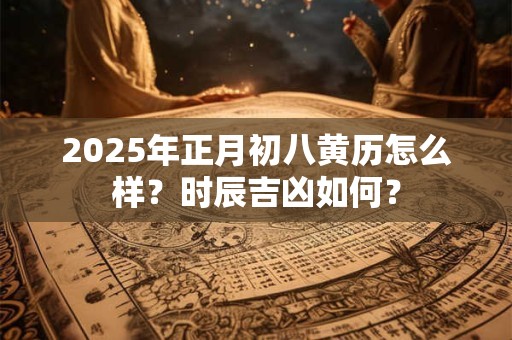 2025年正月初八黄历怎么样？时辰吉凶如何？