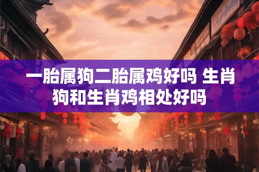 一胎属狗二胎属鸡好吗 生肖狗和生肖鸡相处好吗