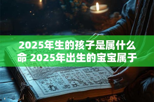 2025年生的孩子是属什么命 2025年出生的宝宝属于哪个生肖