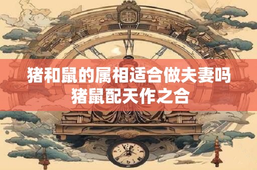 猪和鼠的属相适合做夫妻吗 猪鼠配天作之合