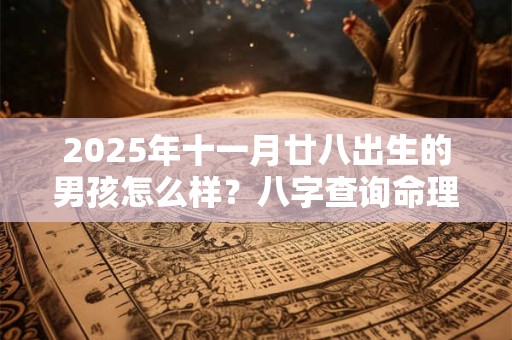 2026年十一月廿八出生的男孩怎么样？八字查询命理