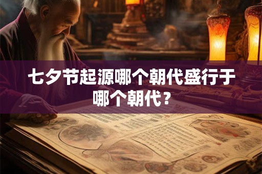 七夕节起源哪个朝代盛行于哪个朝代？