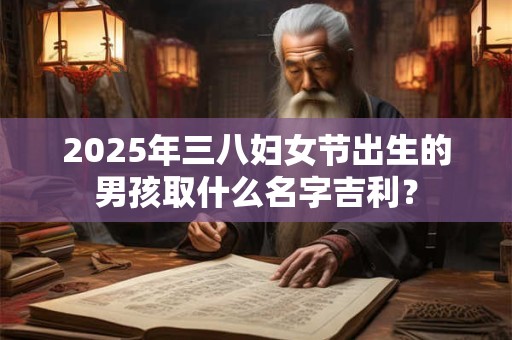 2025年三八妇女节出生的男孩取什么名字吉利？