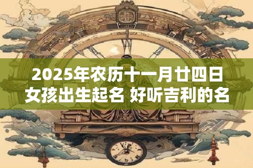 2025年农历十一月廿四日女孩出生起名 好听吉利的名字精选 2025年农历十一月廿四日女孩出生起名 好听吉利的名字精选