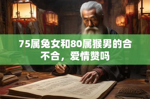 75属兔女和80属猴男的合不合，爱情赞吗