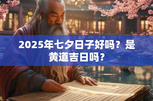2025年七夕日子好吗？是黄道吉日吗？