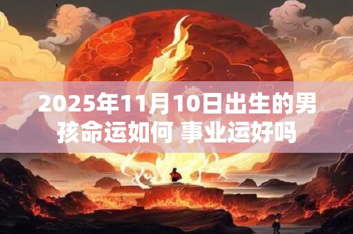 2025年11月10日出生的男孩命运如何 事业运好吗