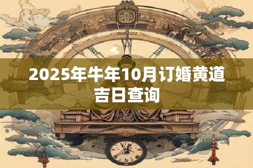 2026年牛年10月订婚黄道吉日查询