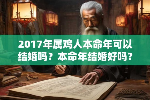 2017年属鸡人本命年可以结婚吗？本命年结婚好吗？
