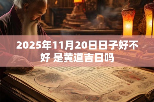 2025年11月20日日子好不好 是黄道吉日吗
