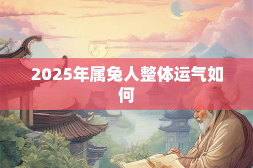 2025年属兔人整体运气如何