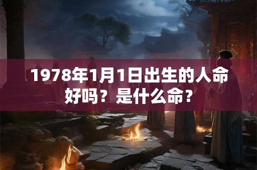 1978年1月1日出生的人命好吗？是什么命？
