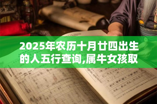2025年农历十月廿四出生的人五行查询,属牛女孩取名