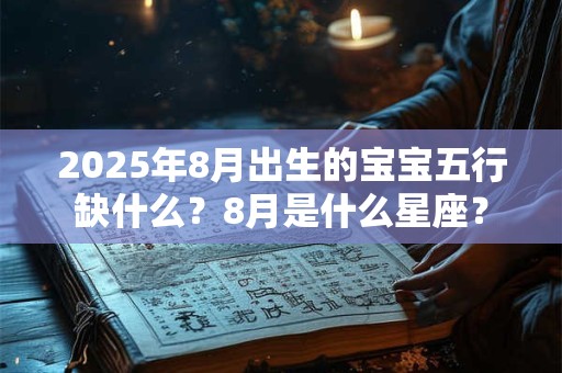 2025年8月出生的宝宝五行缺什么？8月是什么星座？
