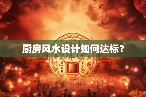 厨房风水设计如何达标？