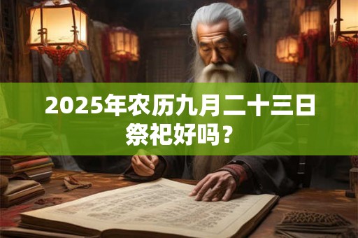 2025年农历九月二十三日祭祀好吗？