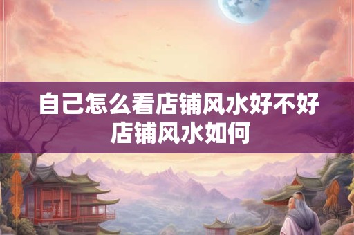 自己怎么看店铺风水好不好 店铺风水如何