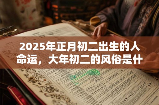 2025年正月初二出生的人命运，大年初二的风俗是什么？