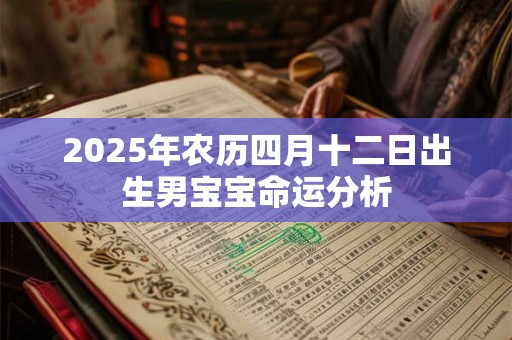 2025年农历四月十二日出生男宝宝命运分析