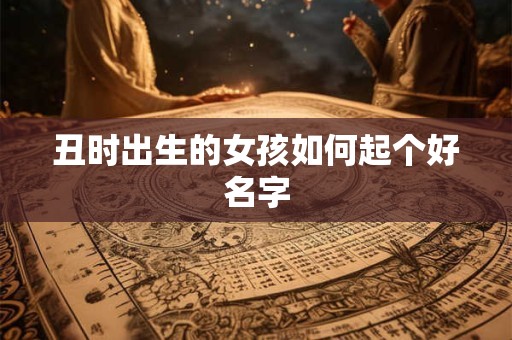 丑时出生的女孩如何起个好名字