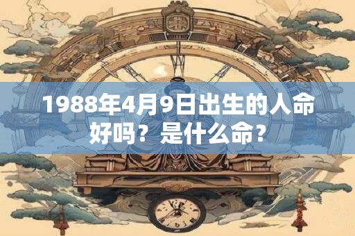1988年4月9日出生的人命好吗？是什么命？