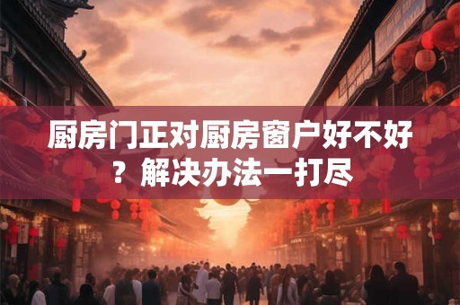 厨房门正对厨房窗户好不好？解决办法一打尽
