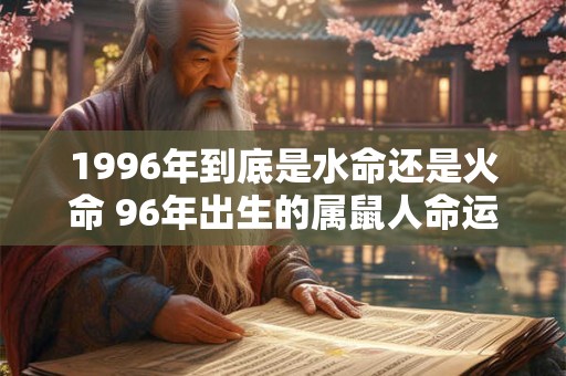 1996年到底是水命还是火命 96年出生的属鼠人命运如何