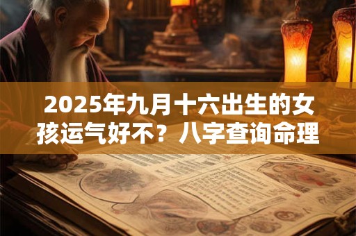 2025年九月十六出生的女孩运气好不？八字查询命理