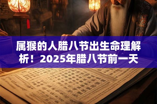 属猴的人腊八节出生命理解析！2025年腊八节前一天是吉日