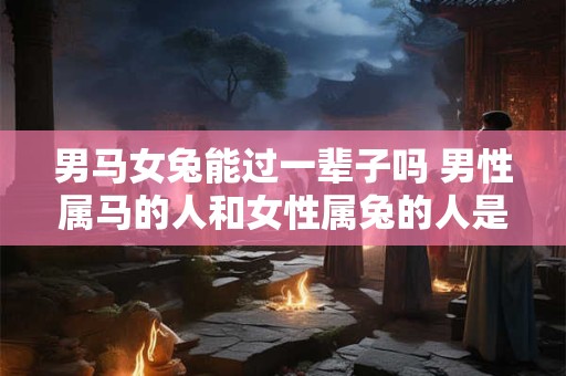男马女兔能过一辈子吗 男性属马的人和女性属兔的人是否适合长期相处