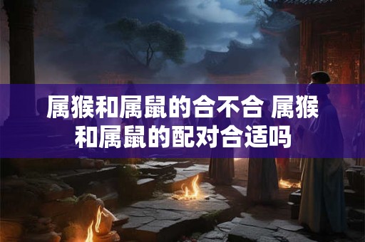 属猴和属鼠的合不合 属猴和属鼠的配对合适吗
