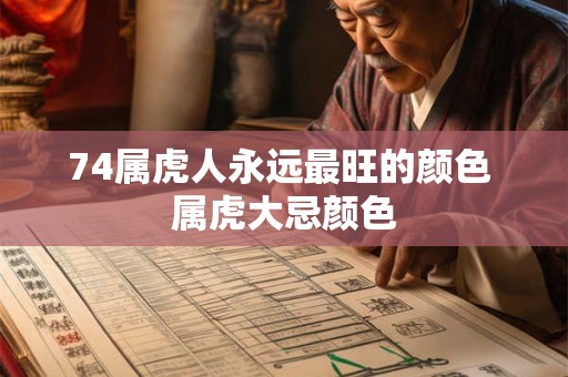 74属虎人永远最旺的颜色 属虎大忌颜色