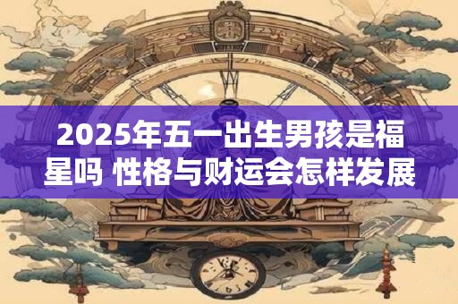 2025年五一出生男孩是福星吗 性格与财运会怎样发展