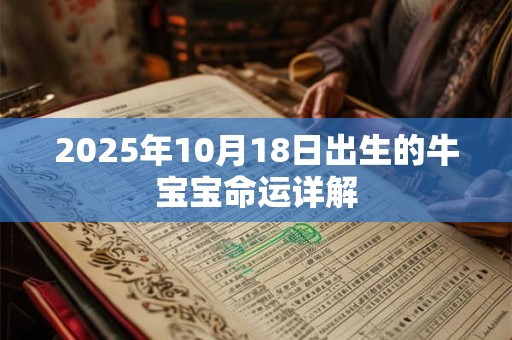 详细阅读:2025年10月18日出生的牛宝宝命运详解 2025年10月18日出生的牛宝宝命运详解