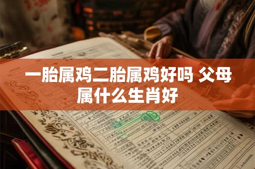 一胎属鸡二胎属鸡好吗 父母属什么生肖好