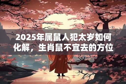 2025年属鼠人犯太岁如何化解，生肖鼠不宜去的方位