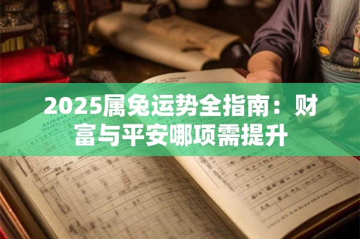 2025属兔运势全指南：财富与平安哪项需提升