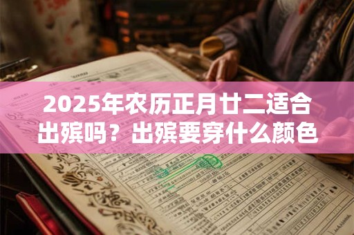 2026年农历正月廿二适合出殡吗？出殡要穿什么颜色衣服？