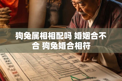 狗兔属相相配吗 婚姻合不合 狗兔婚合相符