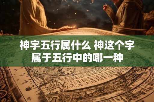 神字五行属什么 神这个字属于五行中的哪一种