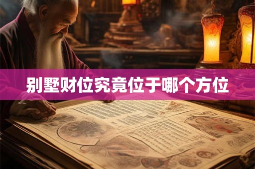 别墅财位究竟位于哪个方位