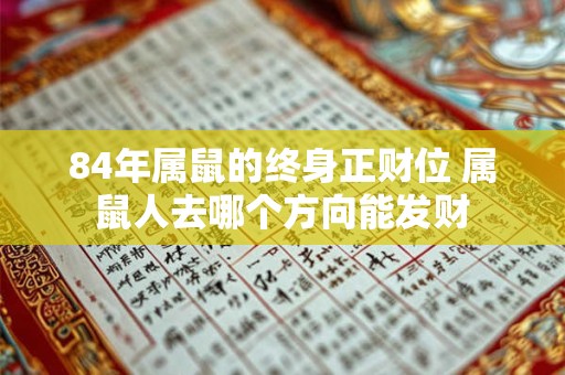 84年属鼠的终身正财位 属鼠人去哪个方向能发财