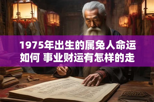 详细阅读:1975年出生的属兔人命运如何 事业财运有怎样的走势 1975年出生的属兔人命运如何 事业财运有怎样的走势