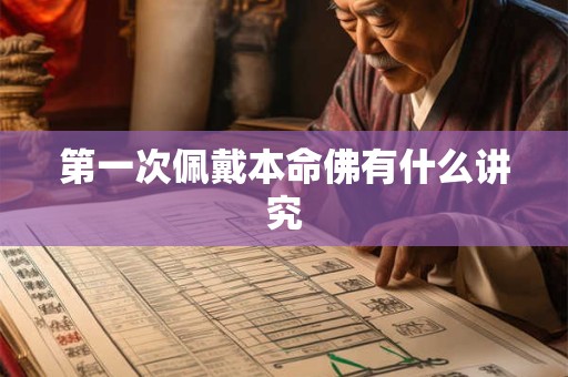 第一次佩戴本命佛有什么讲究
