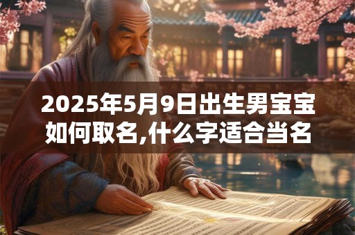 2025年5月9日出生男宝宝如何取名,什么字适合当名字