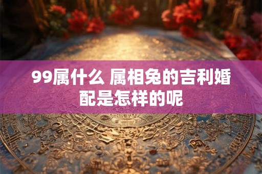 99属什么 属相兔的吉利婚配是怎样的呢
