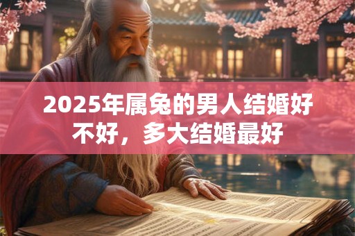 2025年属兔的男人结婚好不好，多大结婚最好