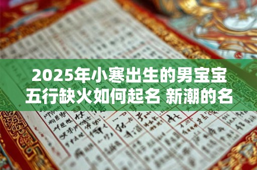 2025年小寒出生的男宝宝五行缺火如何起名 新潮的名字大全